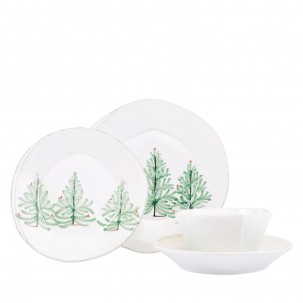 Lastra Holiday Four-Piece Place Setting