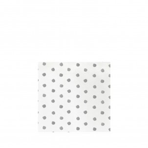 Papersoft Light Gray Dots Cocktail Napkins
