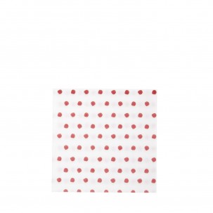 Papersoft Red Dots Cocktail Napkins - Vietri | Eataly.com