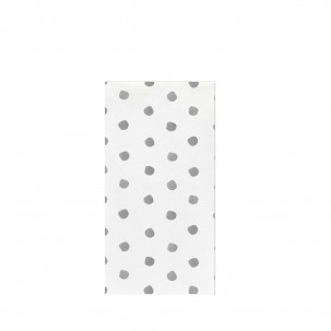 Papersoft Light Gray Dots Guest Towels