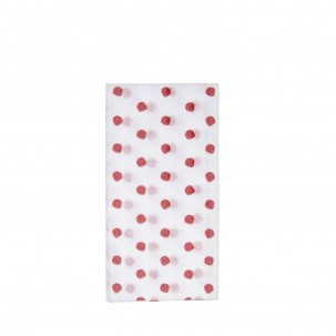 Papersoft Red Dots Guest Towels